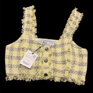 ZARA women crop top size M,